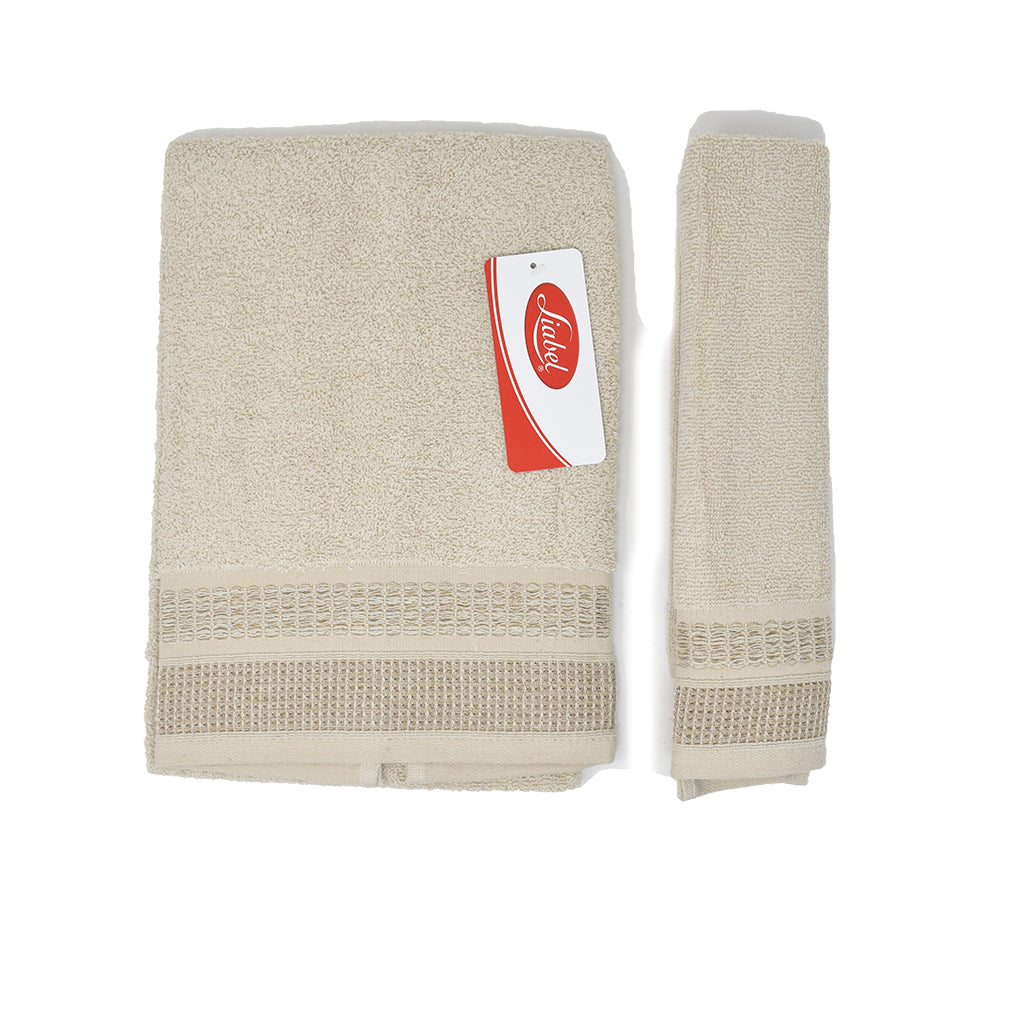 Asciugamano con Ospite in Spugna Jacquard Liabel 2115