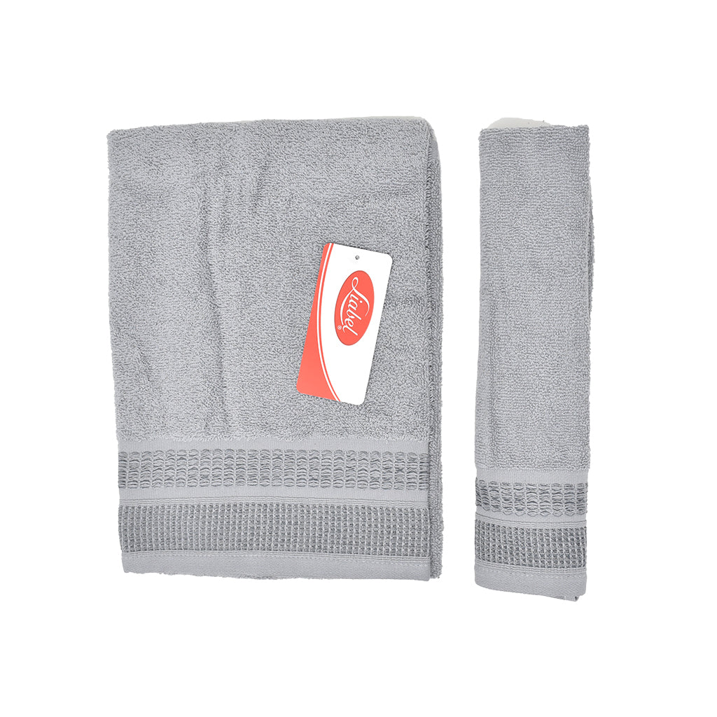 Asciugamano con Ospite in Spugna Jacquard Liabel 2115