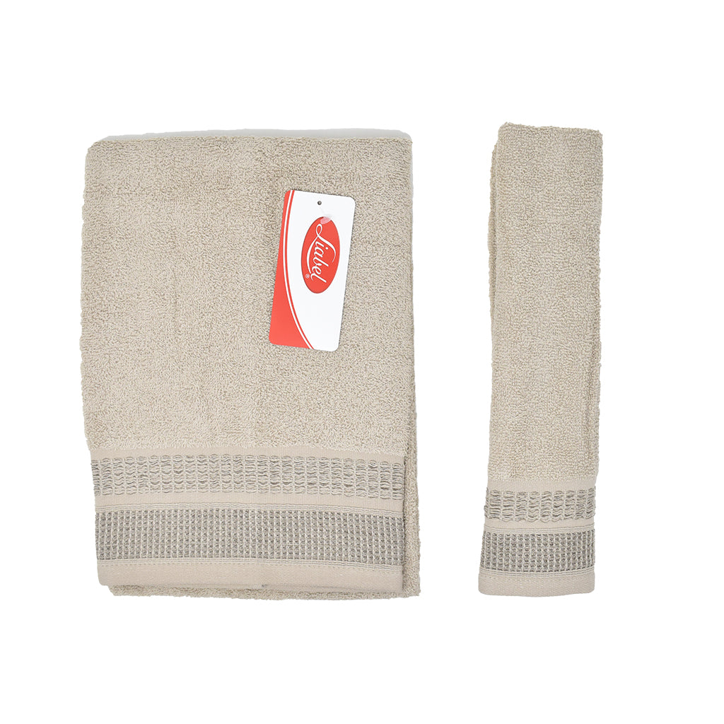 Asciugamano con Ospite in Spugna Jacquard Liabel 2115