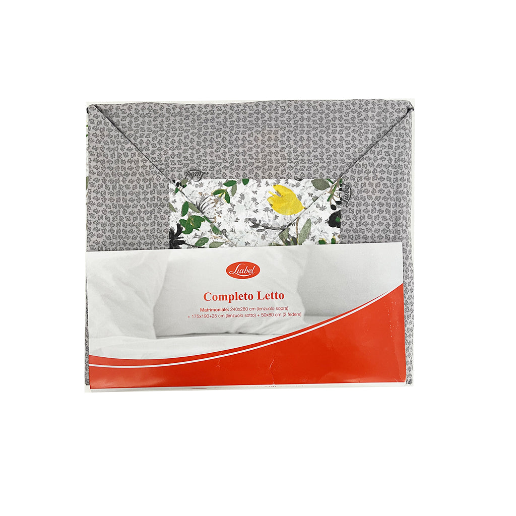 Completo Letto Cotone Liabel Fiori