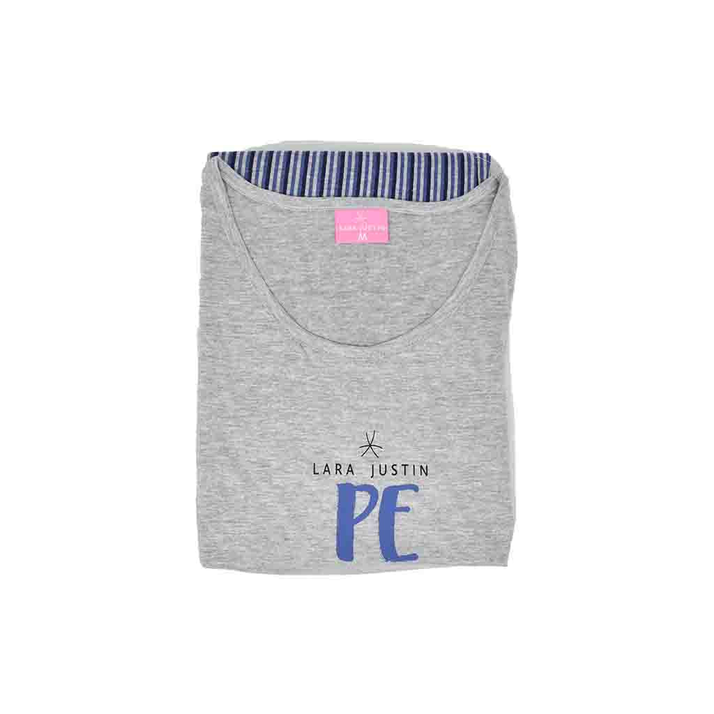 Pigiama Cotone Donna Canotta Pantaloncini Lara Justin Peace 935