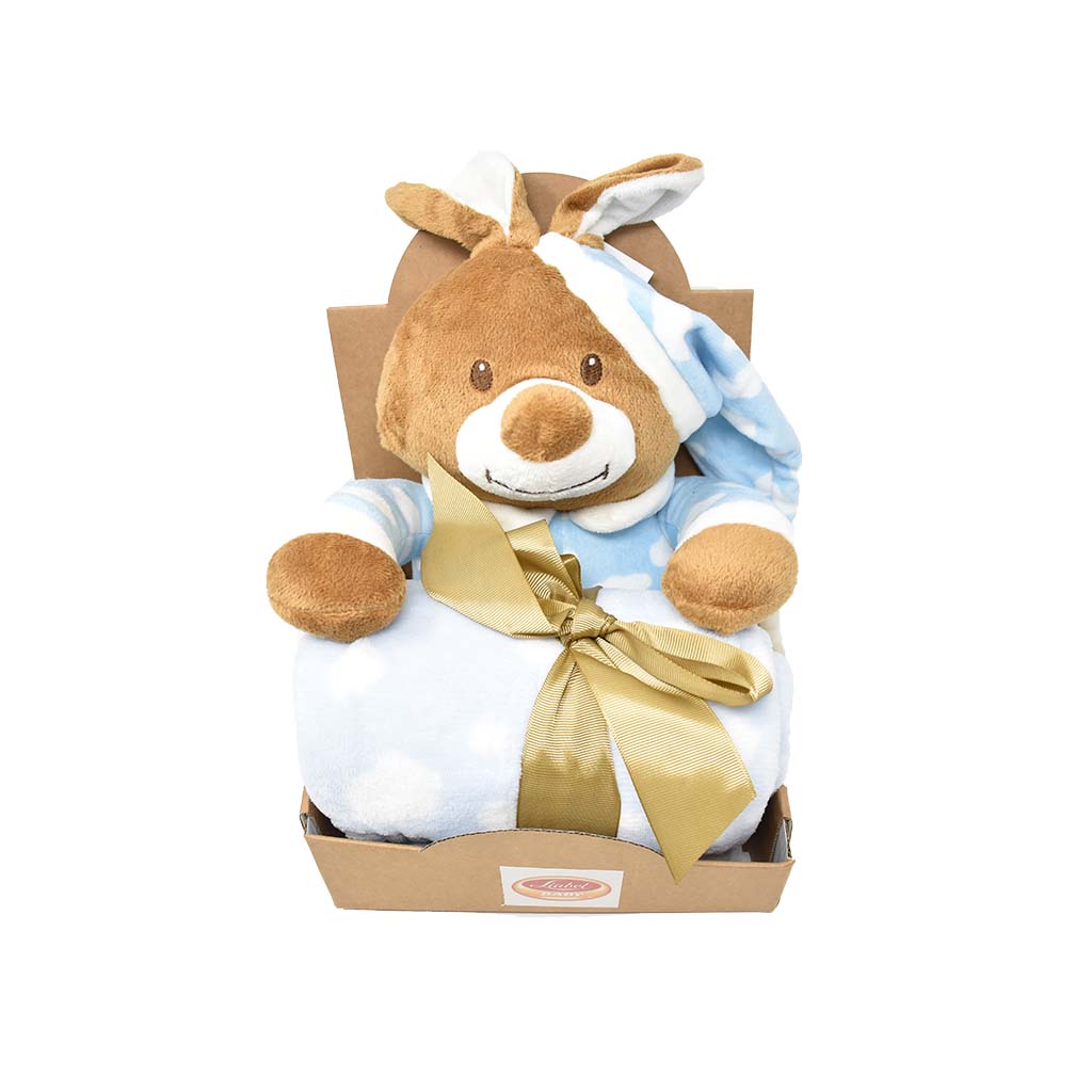 Plaid con Peluche Orsacchiotto Liabel