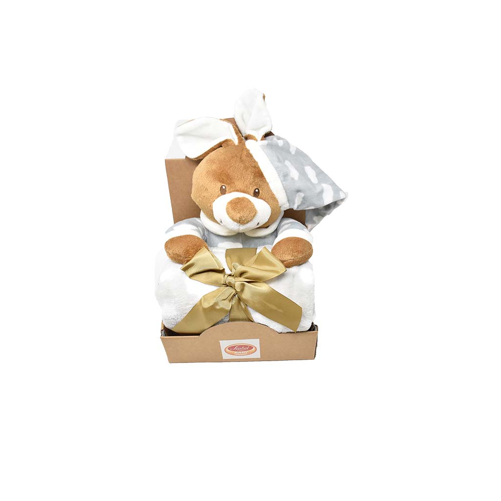Plaid con Peluche Orsacchiotto Liabel