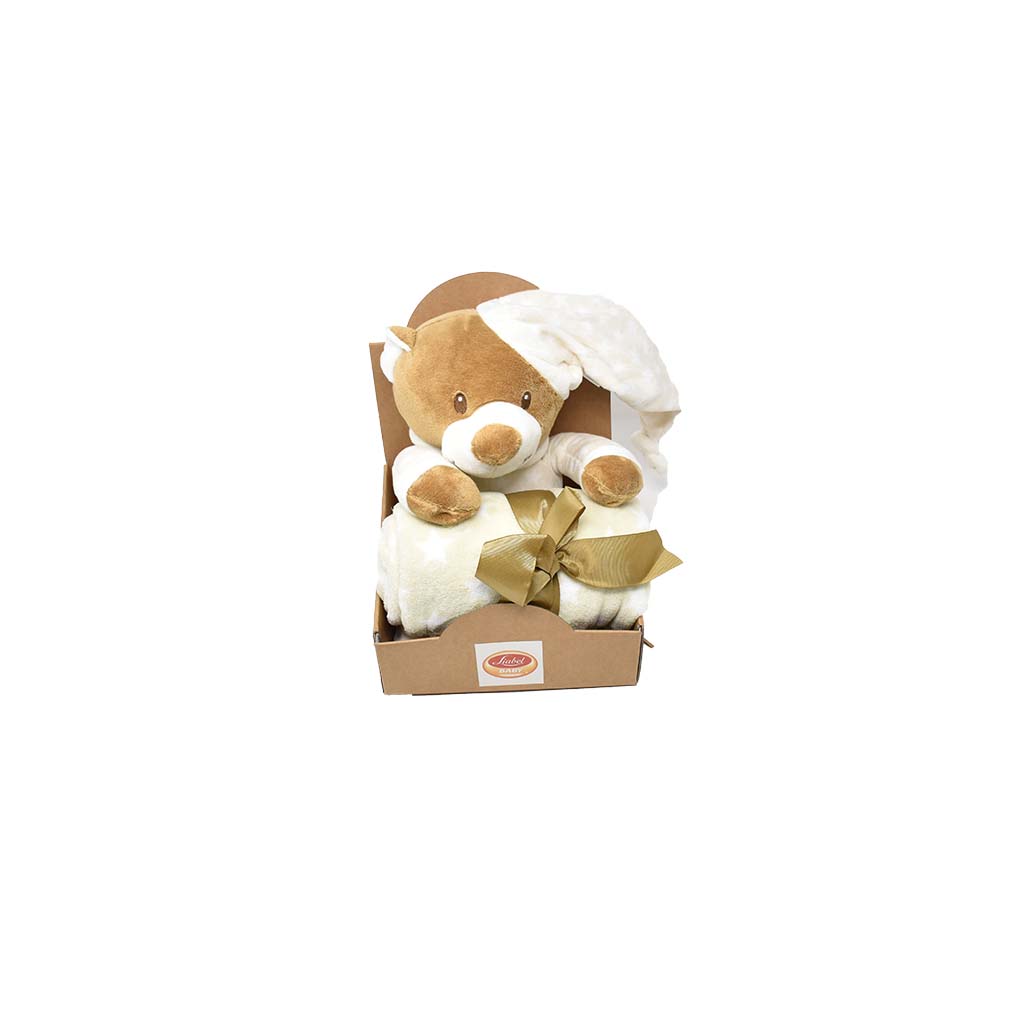 Plaid con Peluche Orsacchiotto Liabel