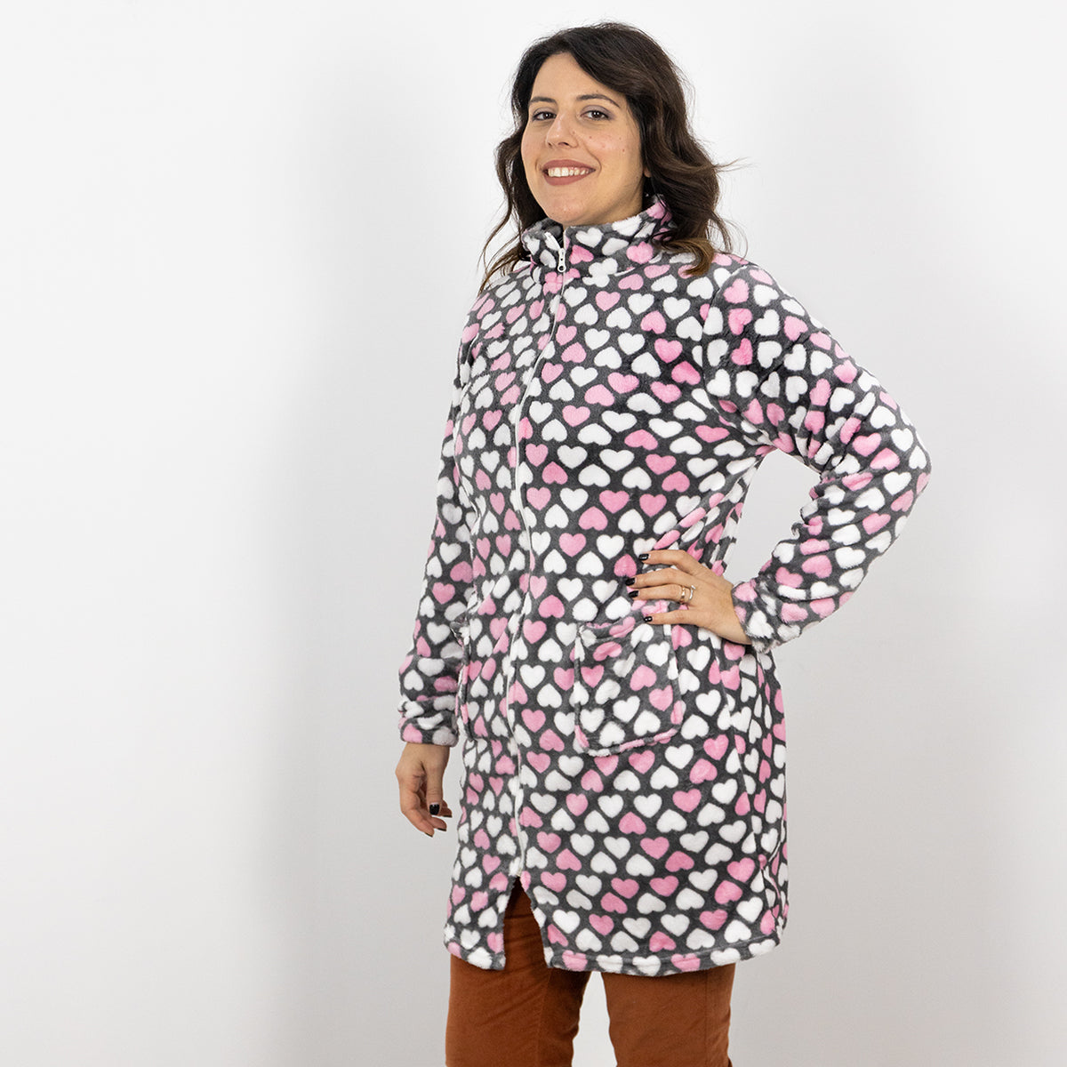 Feoya Vestaglia Da Donna In Raso Con Pizzo – Kimono Leggero Con Cintura, Maniche 3/4, Taglia S (Bianco)