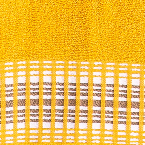 Asciugamano con Ospite Spugna Jacquard Rigato Lara Justin
