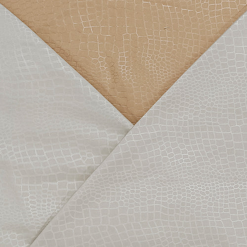 Completo Letto Matrimoniale in Microfibra Coccodrillo