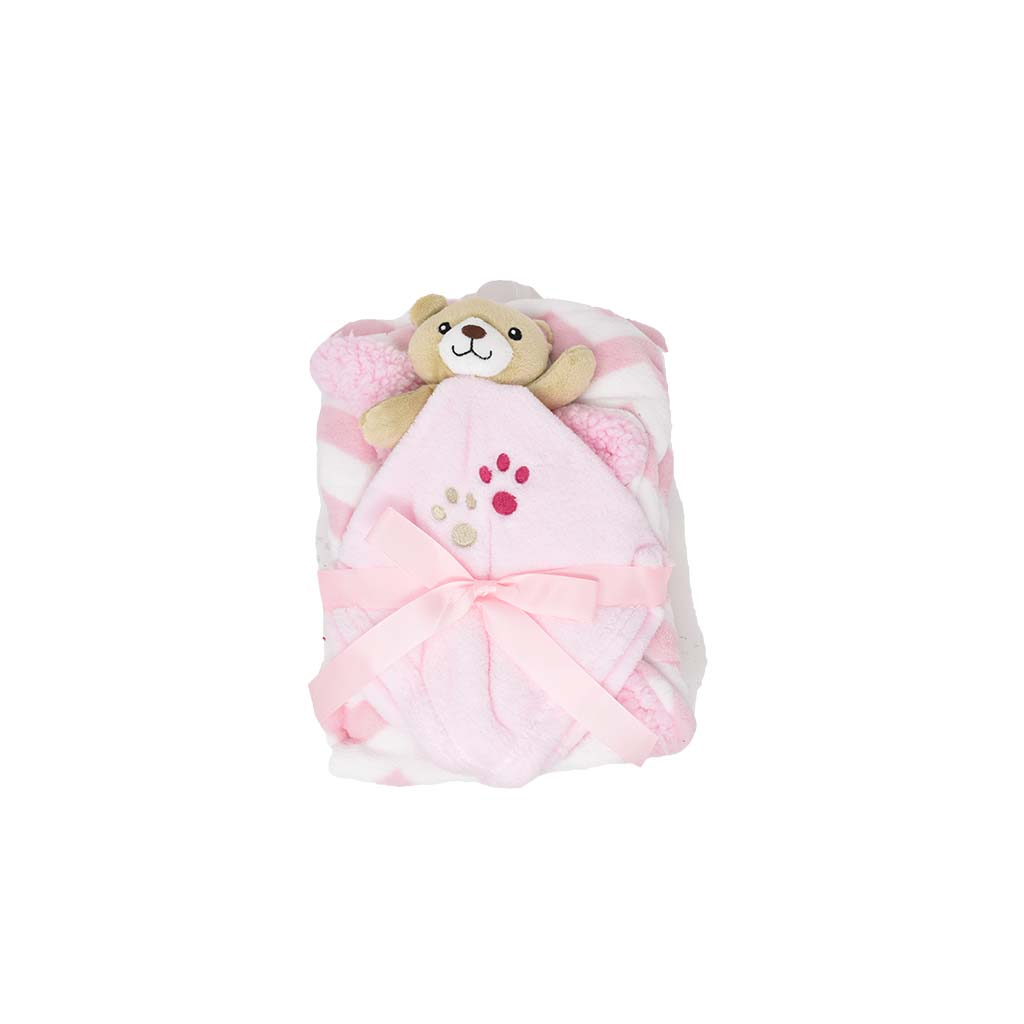 Plaid Agnellato con Pupazzo Liabel