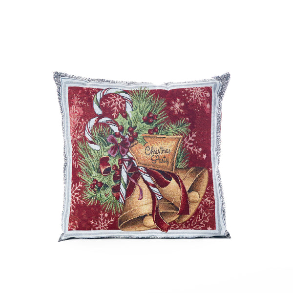 Cuscino arredo Natalizio Gobelin Claus Double Face