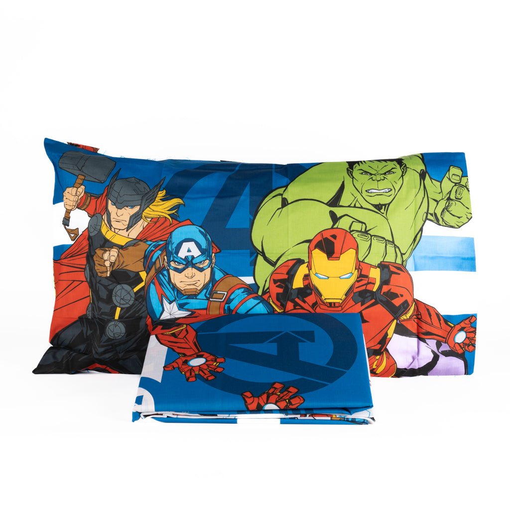 Completo Letto Cotone Singolo Novia Avengers