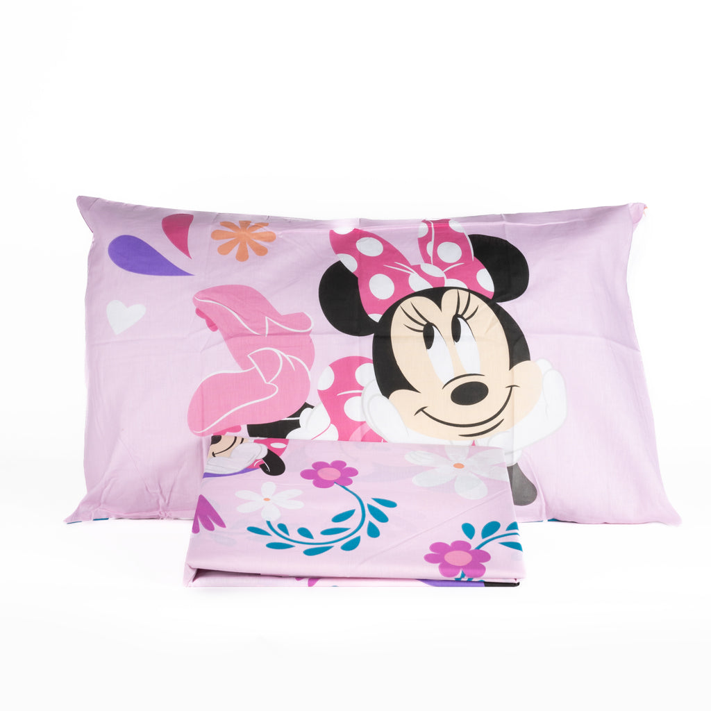 Completo Letto Cotone Singolo Novia Minnie