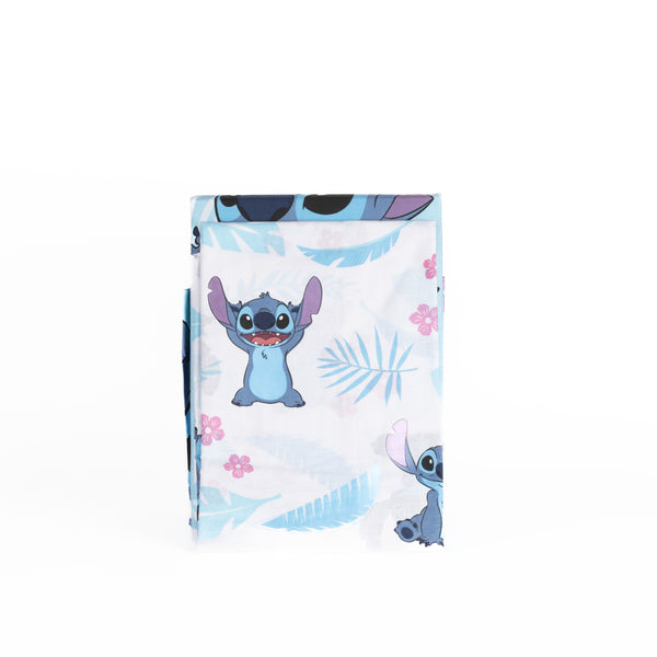 Completo Letto Cotone Singolo Novia Lilo e Stich Fucsia