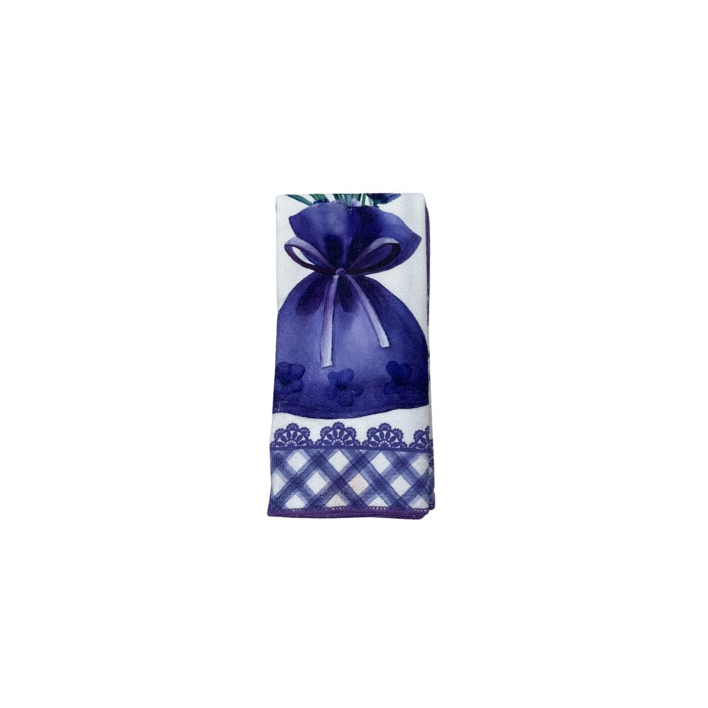 Set 4 Strofinacci Microfibra Lavanda