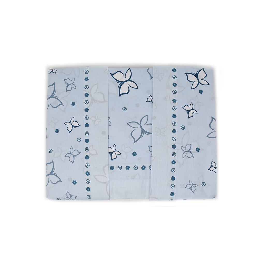 Completo Letto Matrimoniale Cotone Pompea Farfalle