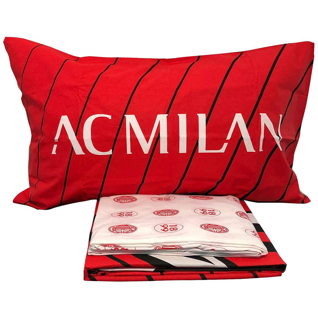 Completo Letto Cotone Singolo Milan
