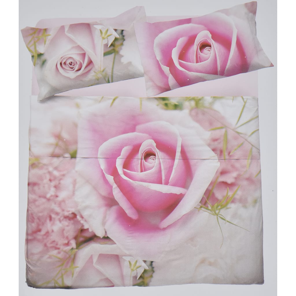 Copriletto Panama di Cotone Novia Pink