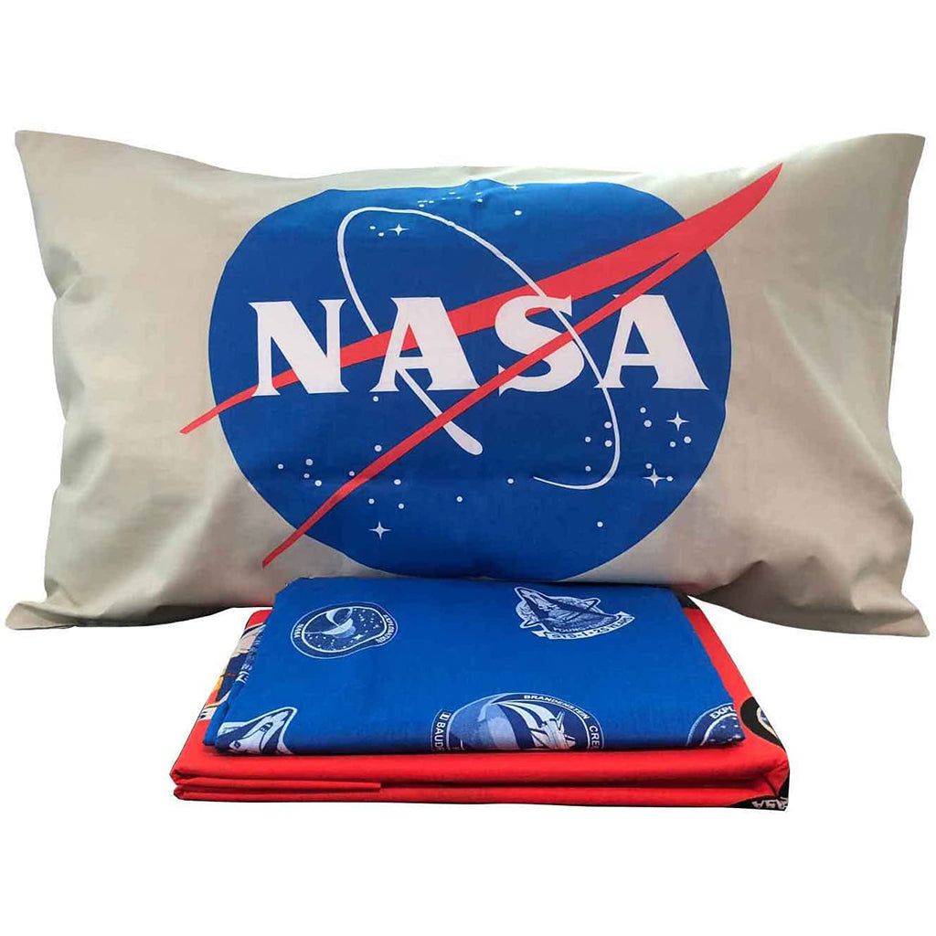NASA | Completo Lenzuolo Singolo | 100% Cotone