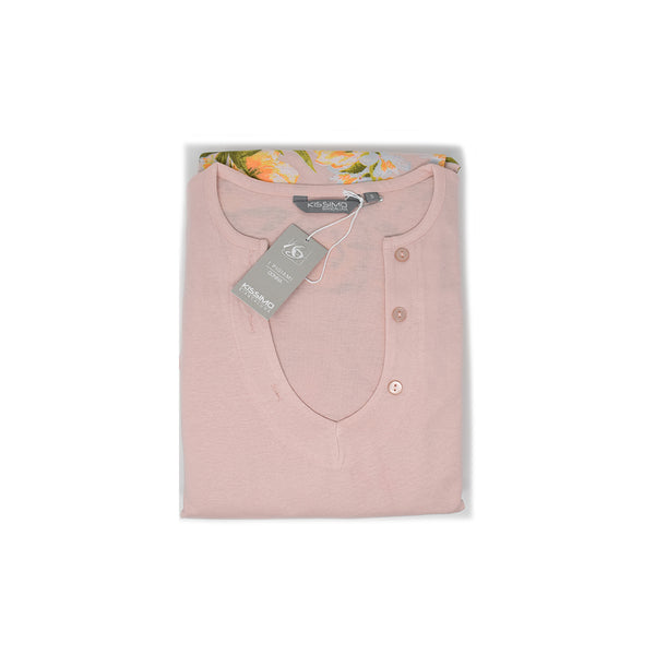 Pigiama Cotone Maniche Corte Pantaloni Lunghi Donna Kissimo 2013