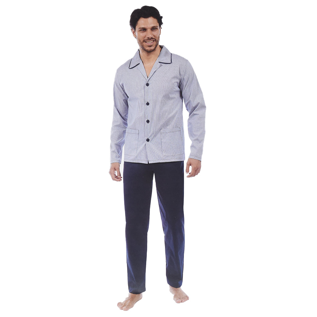 Pigiama Cotone Maniche Lunghe Uomo Nazareno Gabrielli U71