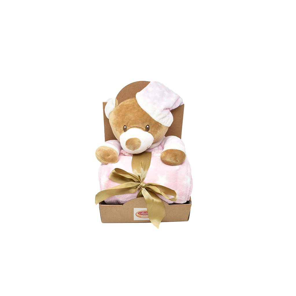 Plaid con Peluche Orsacchiotto Liabel
