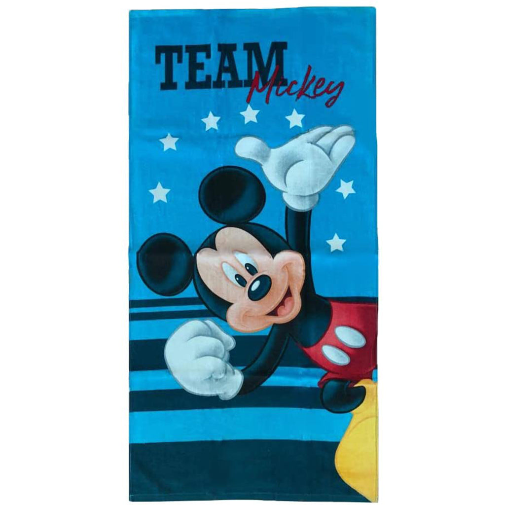 Mickey Mouse | Telo Mare o Piscina In Spugna | 100% Cotone | 70x140 | Topolino