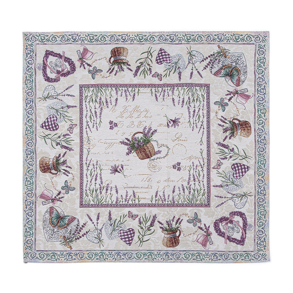Centrotavola 100x100 Gobelin Hessense Lavanda