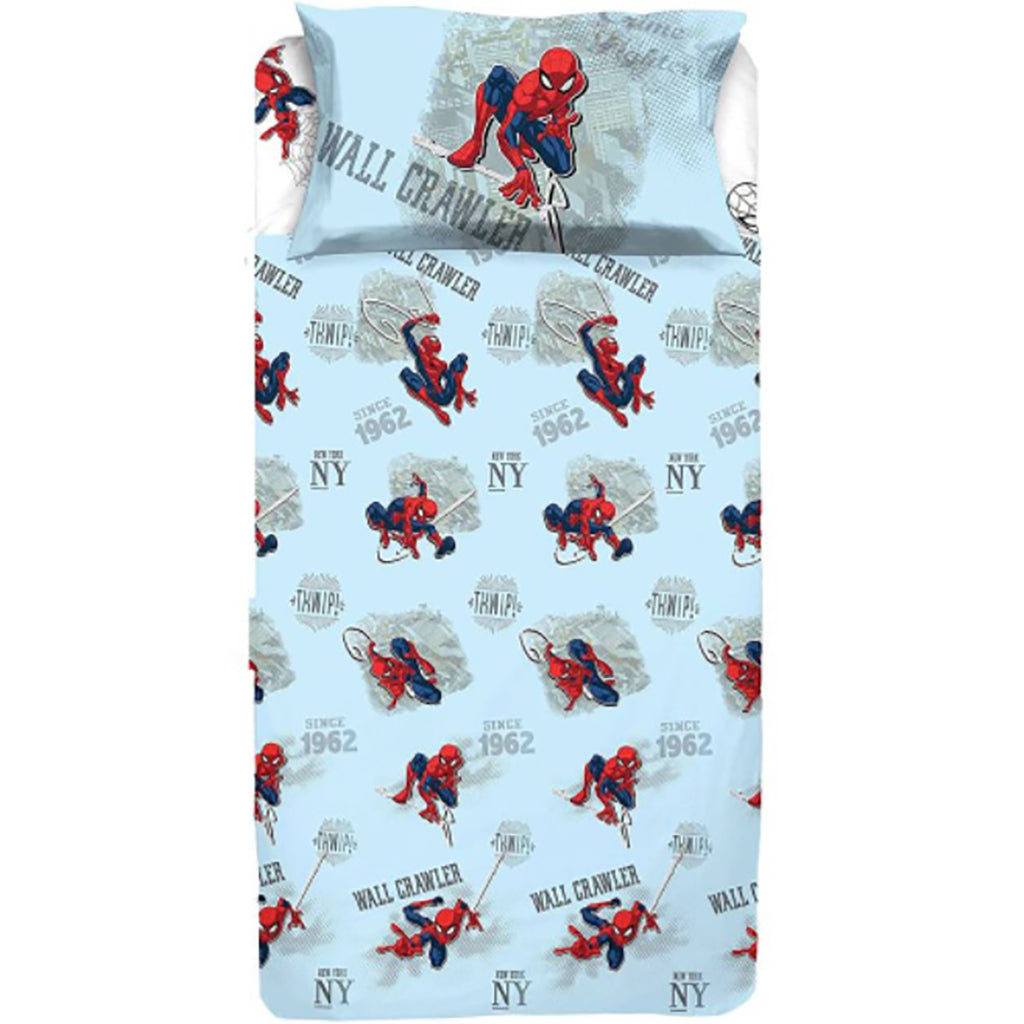Completo Letto Cotone Singolo Spiderman