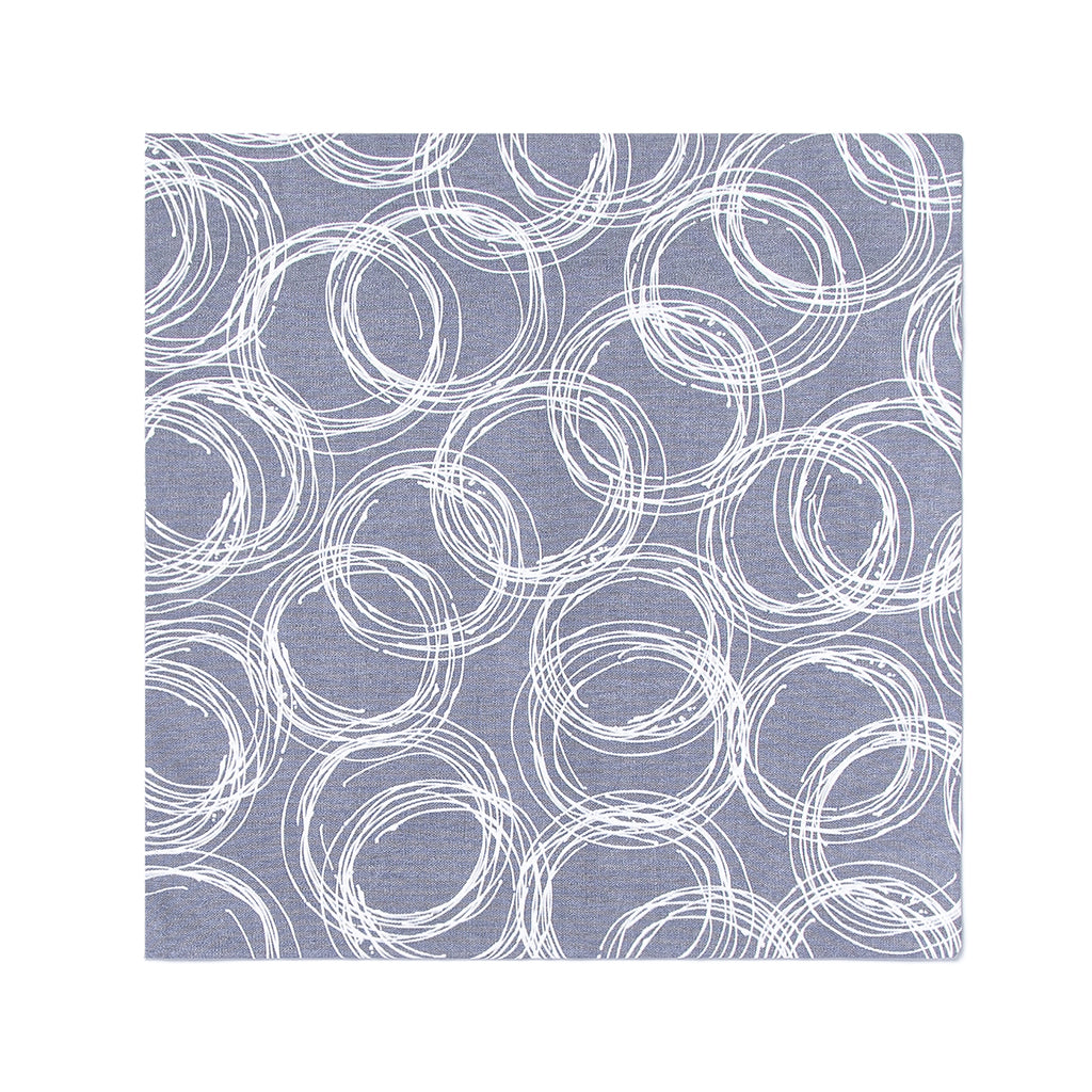Federa Cuscino Arredo Fantasia Cerchi 50x50
