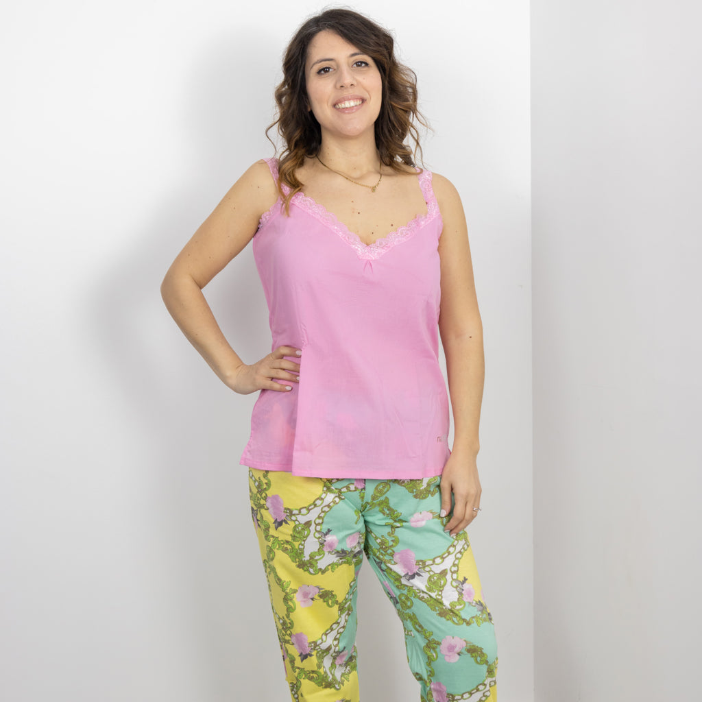 Pigiama Donna Cotone Nacshua Mora