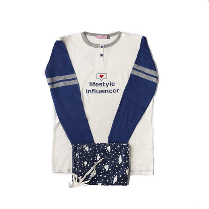 Pigiama Ragazza Caldo Cotone Officina Notturna 05